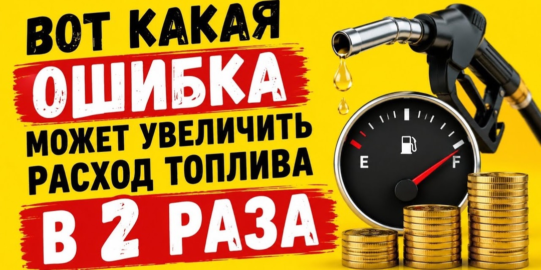 🚨 Расход топлива вырос в 2 раза? 10 причин, которые водители часто не замечают