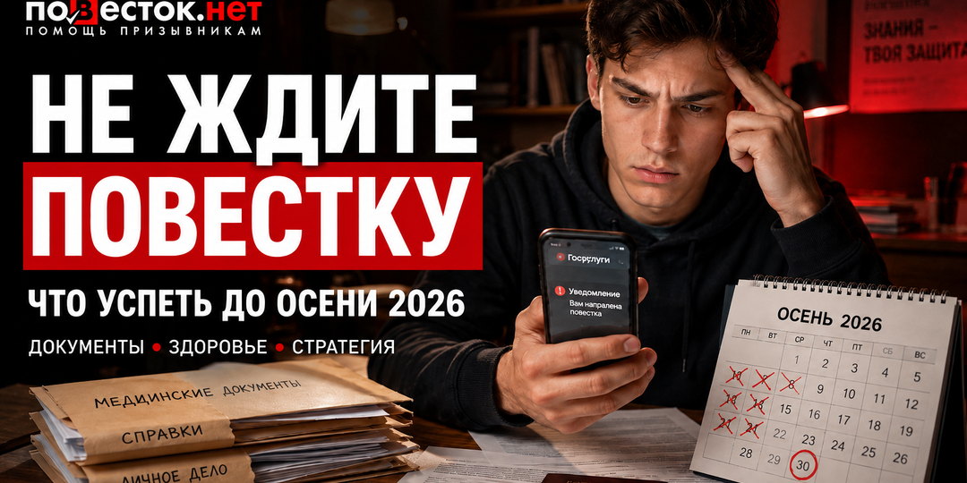 Не ждите повестку: что успеть сделать до осеннего призыва 2026
