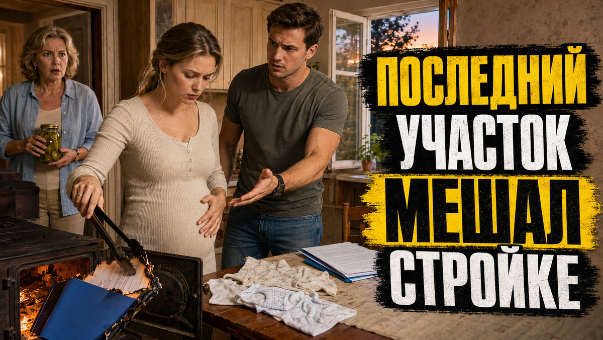 Синюю папку с завещанием Антон бросил в печь и велел моей дочери выбрать между домом и браком