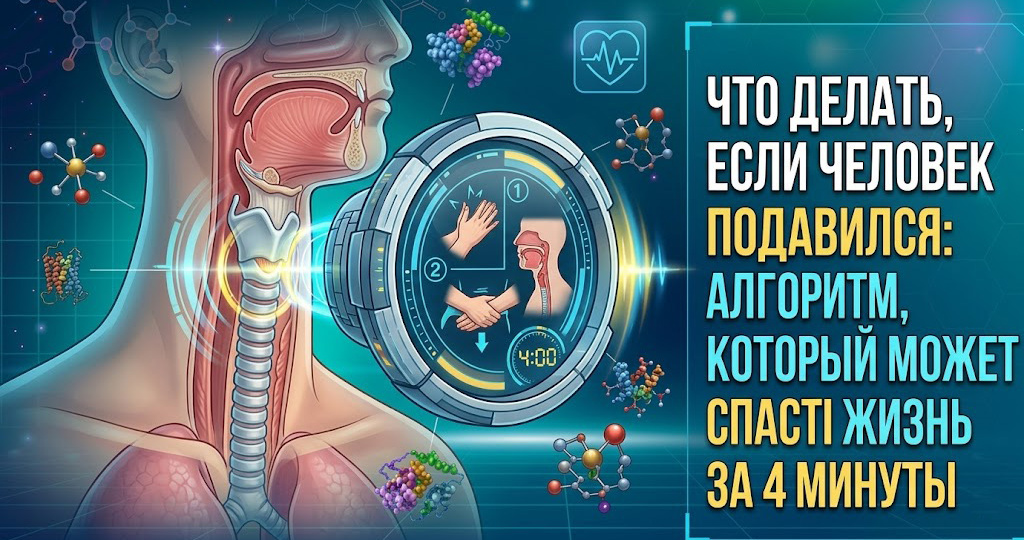 Что делать, если человек подавился: алгоритм, который может спасти жизнь за 4 минуты