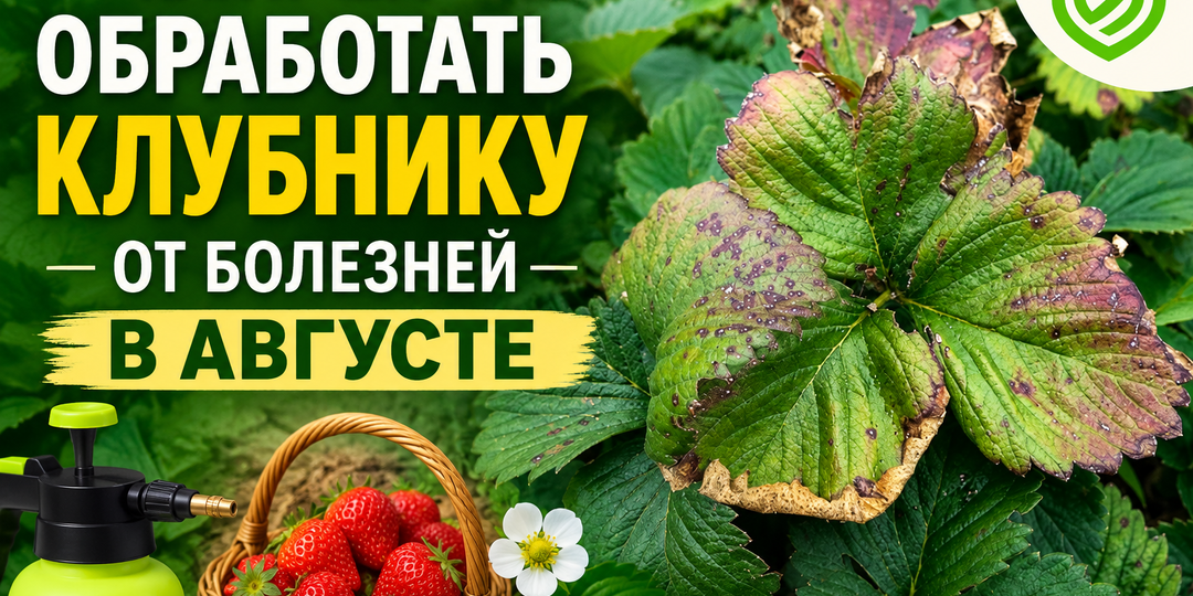 Как и чем обработать клубнику от болезней в августе