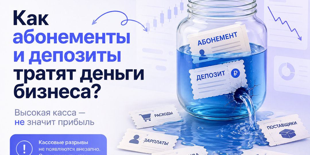 Как абонементы и депозиты тратят деньги бизнеса