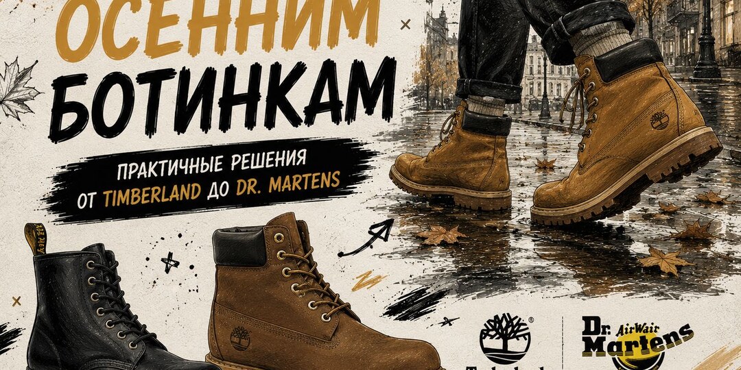 Гид по осенним ботинкам: от Timberland до Dr. Martens