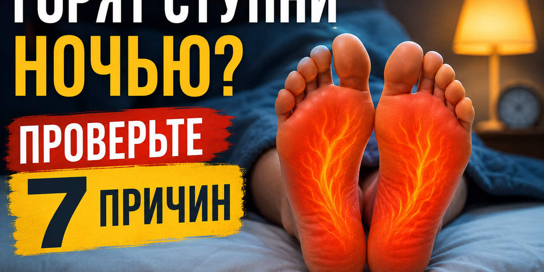 Горят ступни по ночам? 7 причин, которые нельзя объяснять только жарой