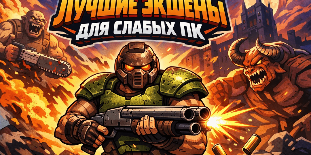 Лучшие экшены для слабых ПК прямо сейчас