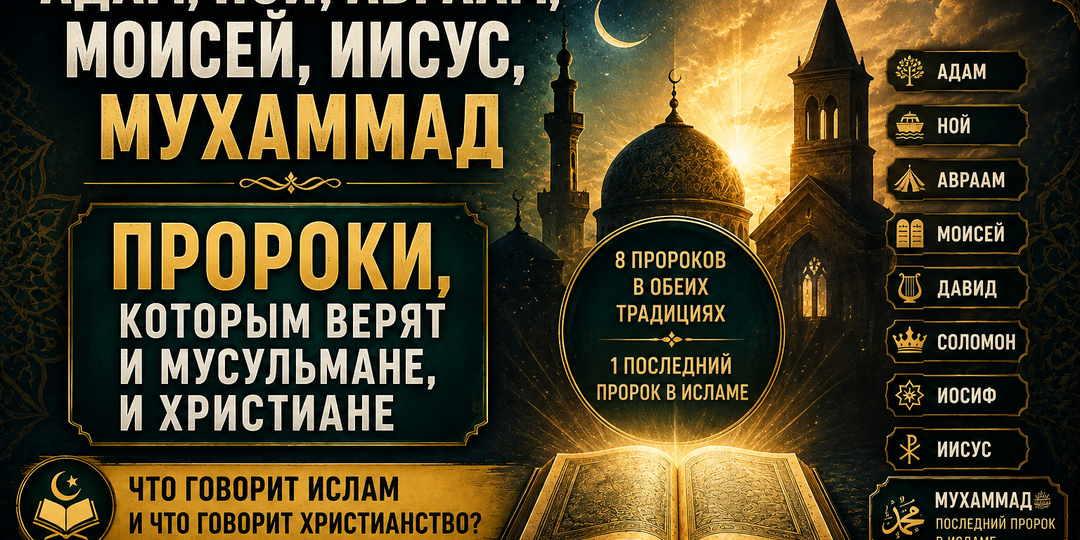 Их почитают и мусульмане, и христиане. Но что говорит Ислам — и что говорит Христианство?