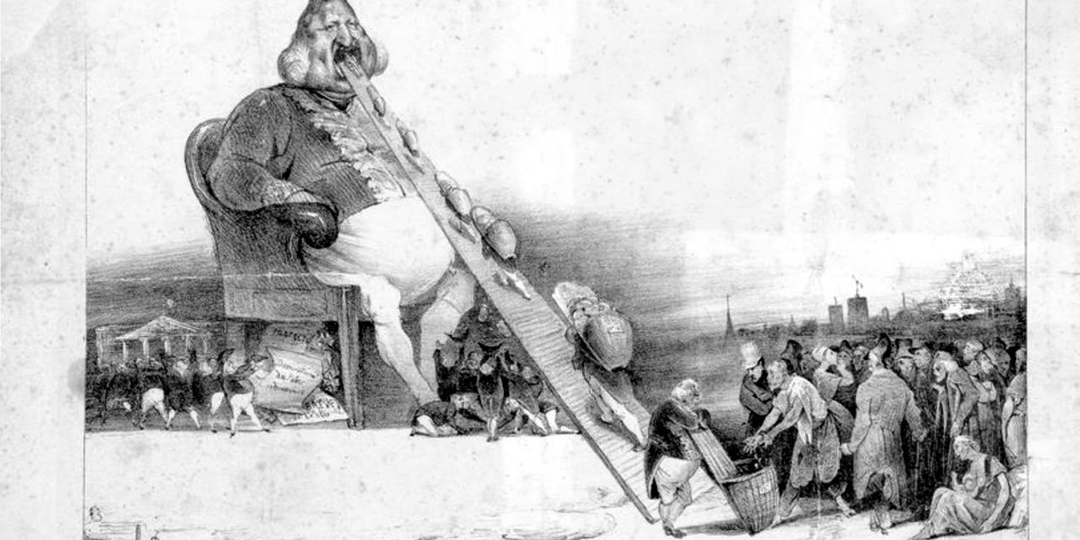 «Гаргантюа» — карикатура, стоявшая карьеры