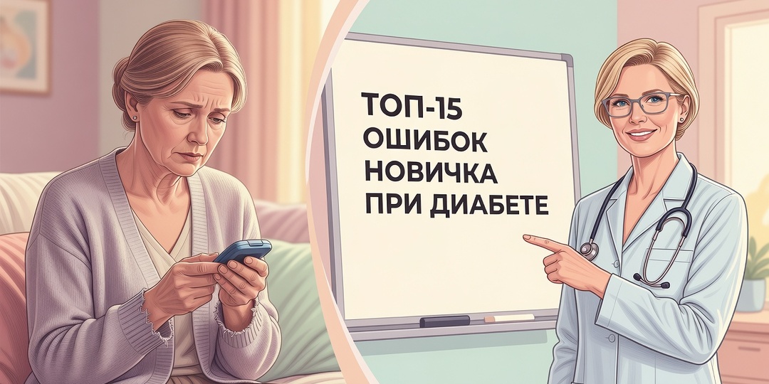 Диабет: «А что мне теперь вообще можно есть?» 3 фатальные ошибки новичка при скачках сахара, которые убивают сосуды быстрее торта на ночь