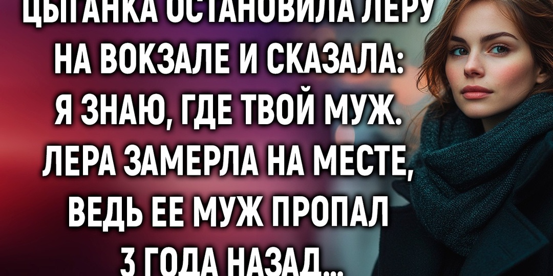 Она возвращалась с вокзала и не знала, что у её подъезда сидит человек, которого она ждала три года