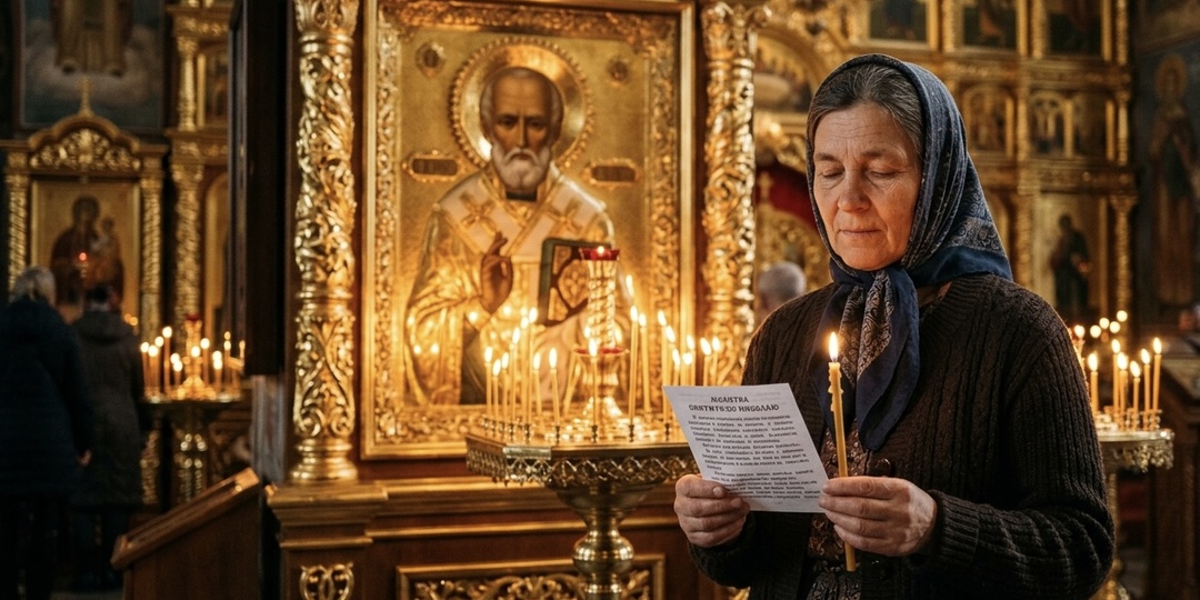 Молитва матери Николаю Чудотворцу о работе сыну — записала, чтобы не забыть, и повторяю уже месяц