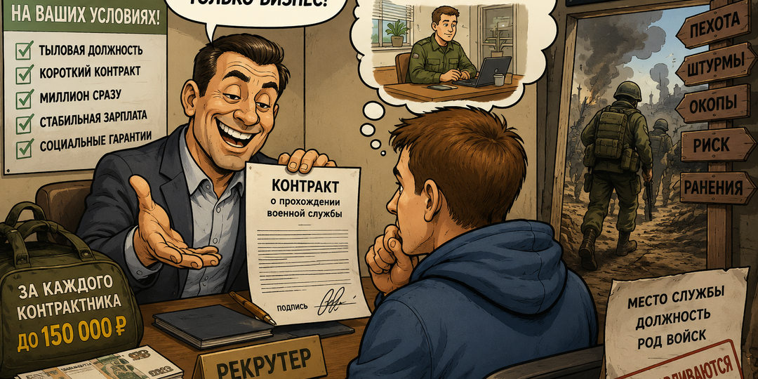 Военный рекрутинг: где заканчивается агитация и начинается обман
