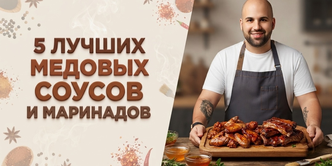 5 соусов и маринадов с мёдом, которые навсегда изменят Ваше представление о мясе и салатах