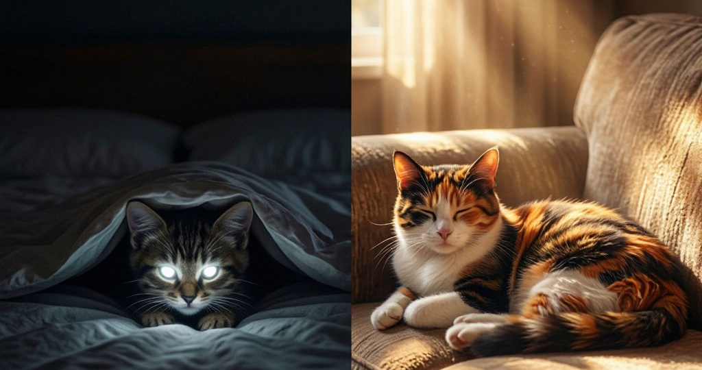 🐱Клеопатра: От котёнка-невидимки до хозяйки дивана