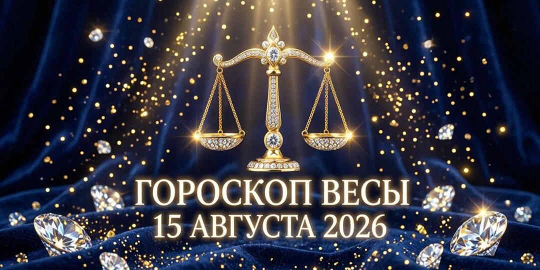 Весы, 15 августа 2026: сегодня Вселенная ставит всё на свои места — вы почувствуете, как чаша весов приходит в равновесие