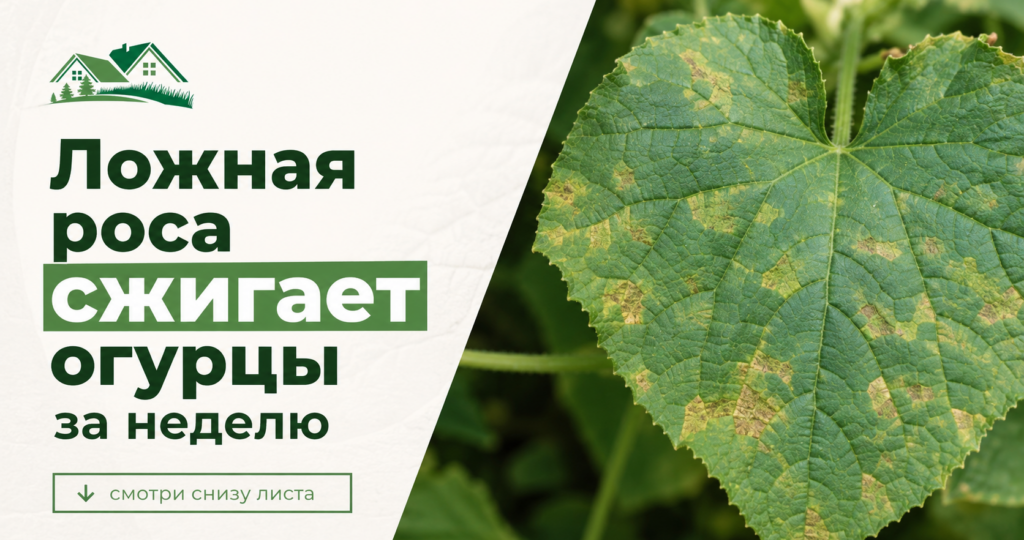 Пероноспороз на огурцах в августе сжигает куст за неделю