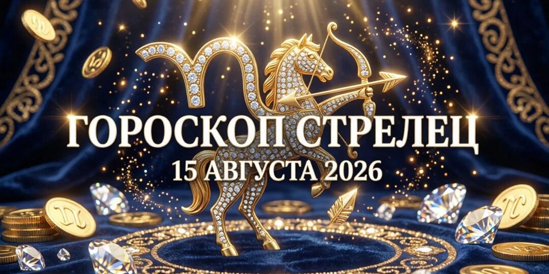 Стрелец, 15 августа 2026: День, когда Удача сама стучится в дверь 🔥