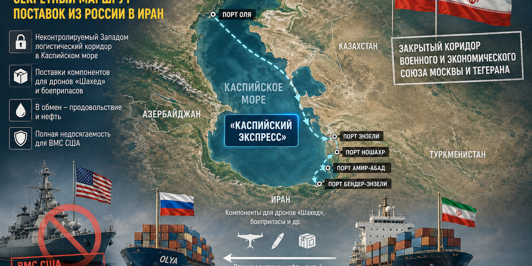«Каспийский экспресс»: секретный маршрут поставок из России в Иран