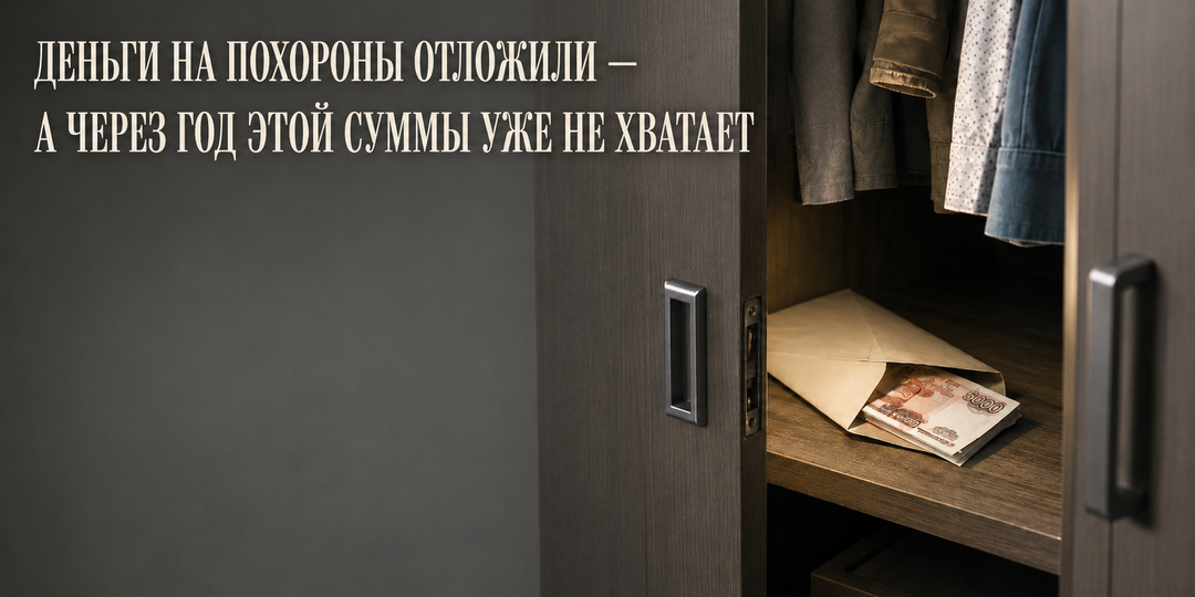 Деньги на похороны отложили — а через год этой суммы уже не хватает