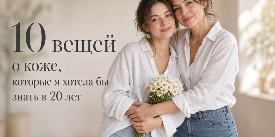 10 вещей о коже, которые я хотела бы знать в 20 лет