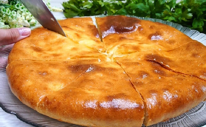 Сочный заливной пирог с капустой — просто и вкусно — рецепт на каждый день
