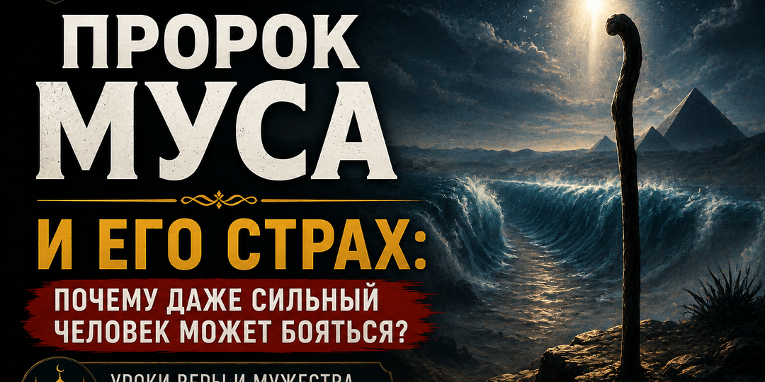 Пророк Муса и его страх: почему даже сильный человек может бояться?