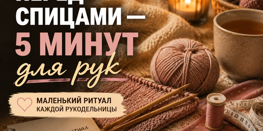 Гимнастика для рук перед вязанием и шитьём: 5 минут заботы о пальцах перед любимым занятием