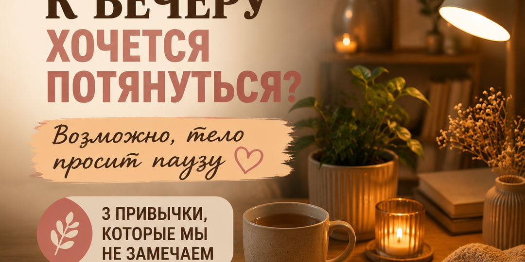 Почему к вечеру хочется потянуться: три обычные привычки, которые мы не замечаем