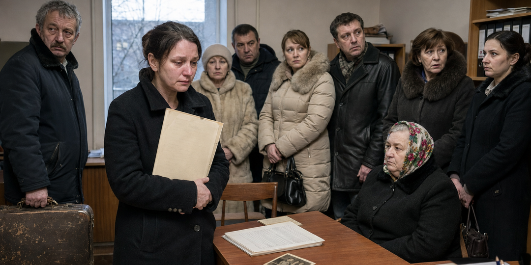 "А квартирка-то у Валечки неплохая" — прошептали в толпе ещё у гроба