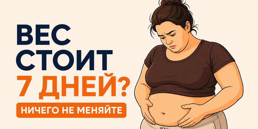 Вес стоит на месте уже 7 дней? Ничего не меняйте. И вот почему