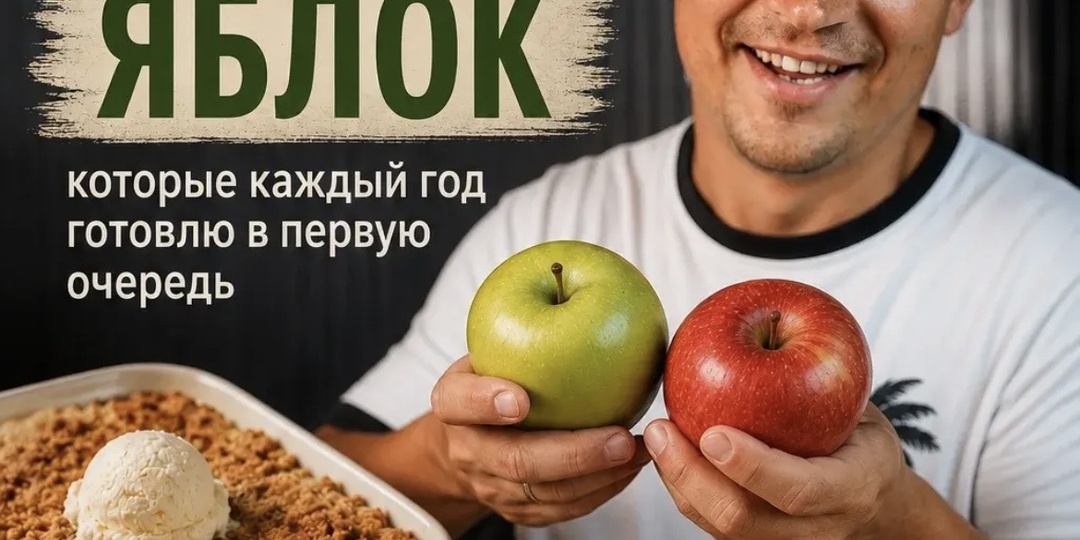 4 блюда из сезонных яблок, которые каждый год готовлю в первую очередь