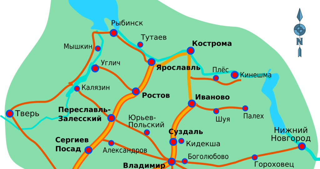 Неожиданно новый город включён в Золотое кольцо с ВСМ за 40 минут