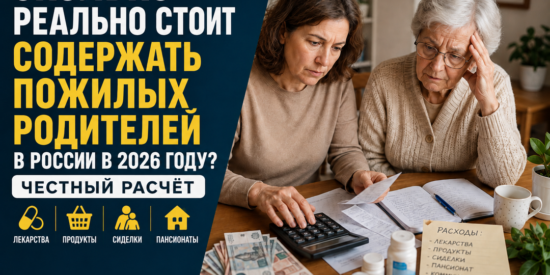 Сколько реально стоит содержать пожилых родителей в России в 2026 году?