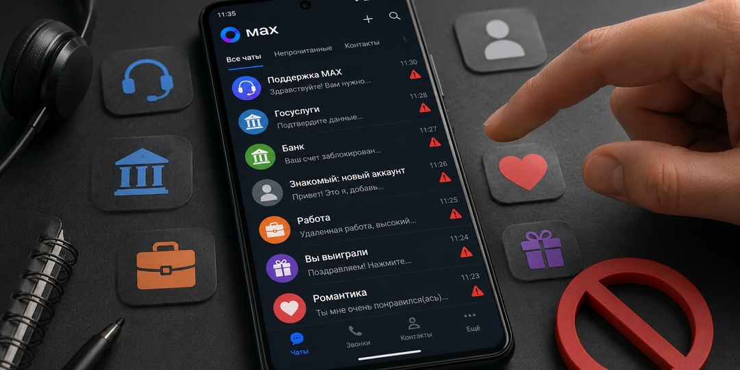 Кому нельзя отвечать в мессенджере MAX