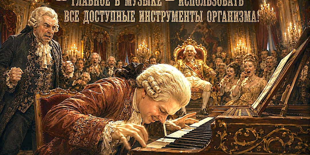 ЮМОР НЕ ПО НОТАМ -​ Как Моцарт «сломал» придворного композитора сложнейшим аккордом и заставил того публично признать поражение​