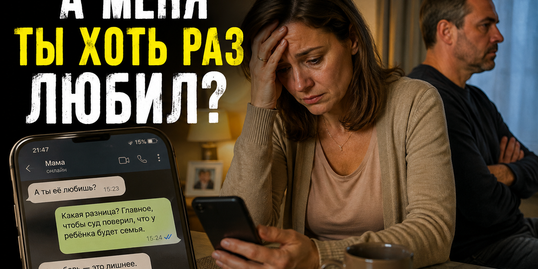 А меня ты хоть раз любил?