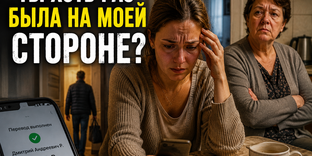 Ты хоть раз была на моей стороне?