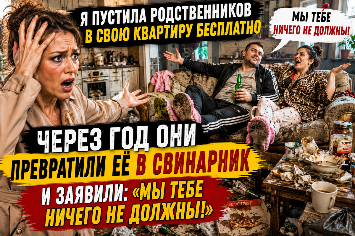 «Я сдала вторую квартиру родственникам “по-семейному”. Через год они превратили её в свинарник, а потом заявили: “Это ты виновата, что мебель испортилась”»