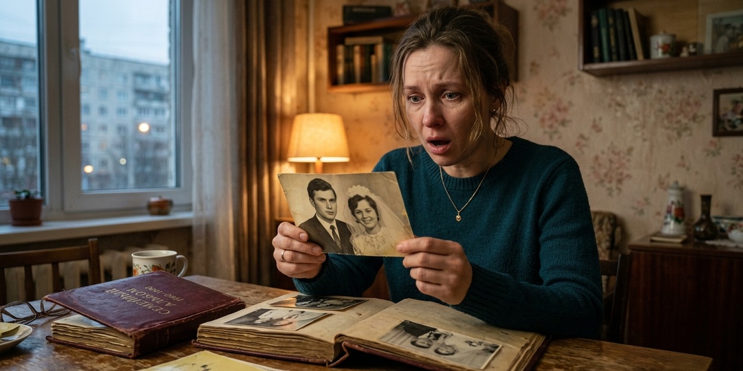 — На старом фото дед был с другой женщиной. На обороте стояло: «Венчание Алексея и Валентины»