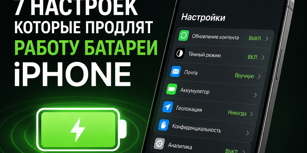 Как исправить быструю разрядку аккумулятора на любом iPhone