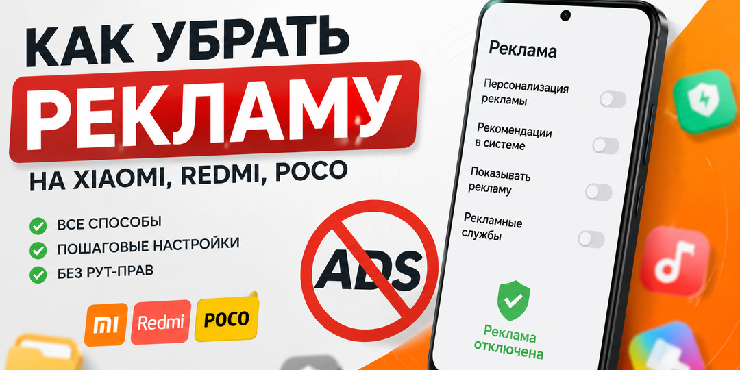 Как полностью отключить рекламу и системный «мусор» на смартфоне Xiaomi, Redmi и Poco