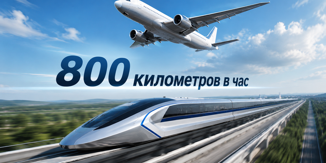 Китай разогнал поезд до средней скорости пассажирского самолета
