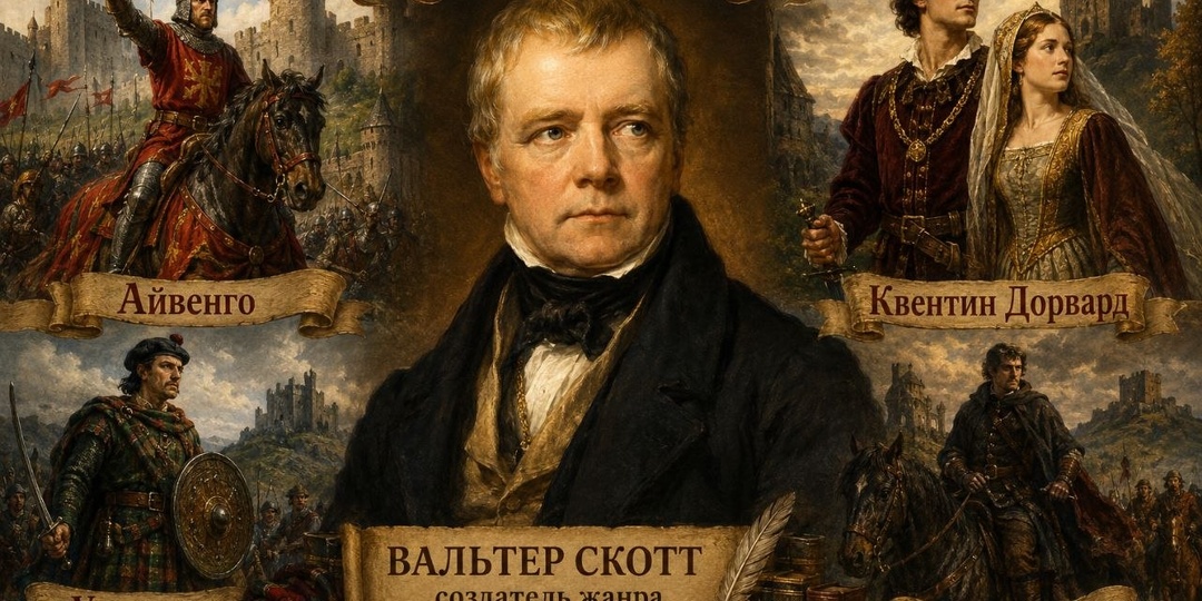 255 лет писателю, создавшему жанр исторического романа, — романтику рыцарства и юношеской любви к приключениям