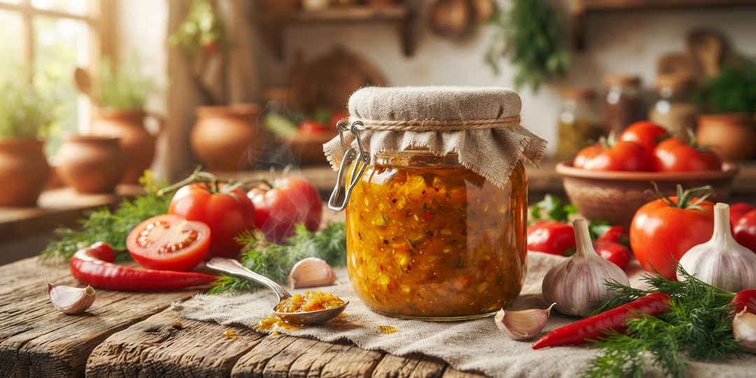 «внуки приедут — всё сметут! »: рецепт кабачковой аджики с перчинкой, которую не стыдно подать