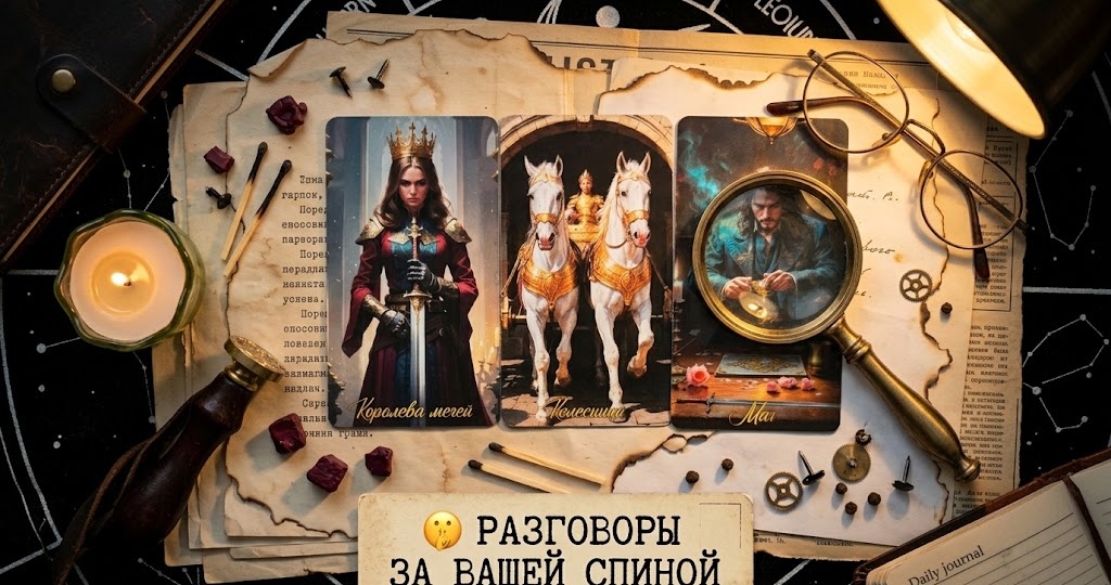 🔥ТАЙНЫЕ РАЗГОВОРЫ О ВАС ❓Что о Вас думают и шепчут за спиной⁉️ Таро расклад