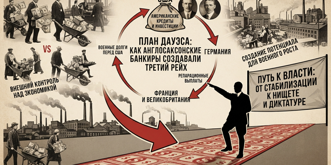 План Дауэса: как англосаксонские банкиры создавали Третий рейх