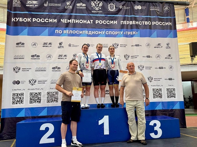 Тульские гонщики завоевали золото чемпионата России по велоспорту на треке