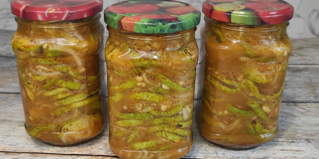 КабачОК как ШАШЛЫЧОК на ЗИМУ. Так вкусно, что НЕВОЗМОЖНО устоять.