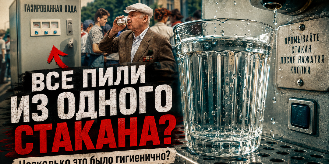 Все пили из одного стакана: насколько гигиеничными были автоматы газировки в СССР