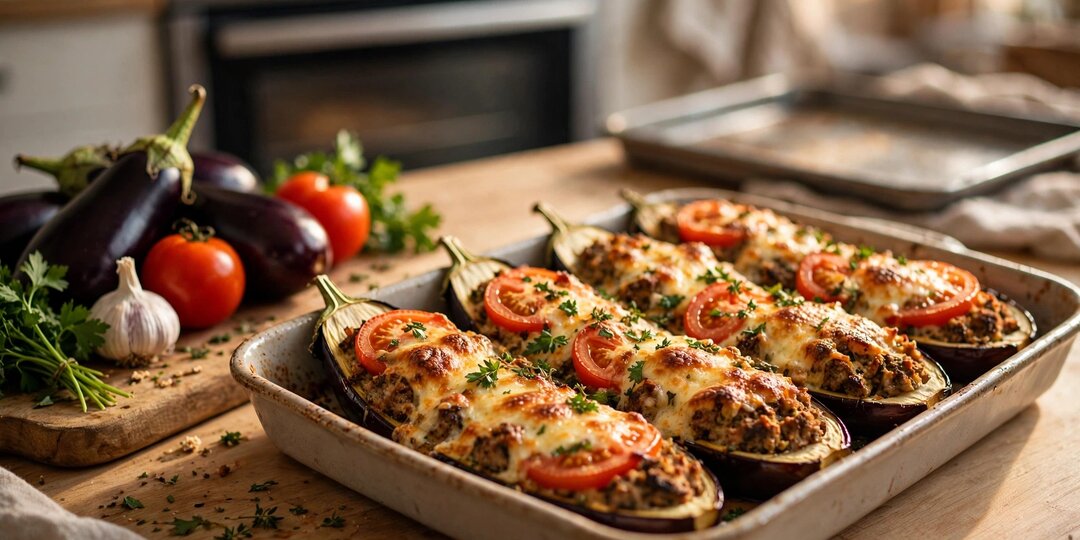 Фаршированные баклажаны в духовке: 5 проверенных рецептов с курицей, грибами и сыром