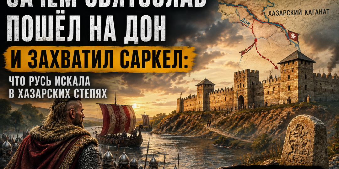 Зачем князь Святослав пошёл на Дон и захватил Саркел: что Русь искала в хазарских степях